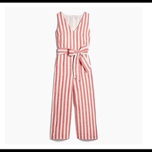 Linen V-Neck Jumpsuit